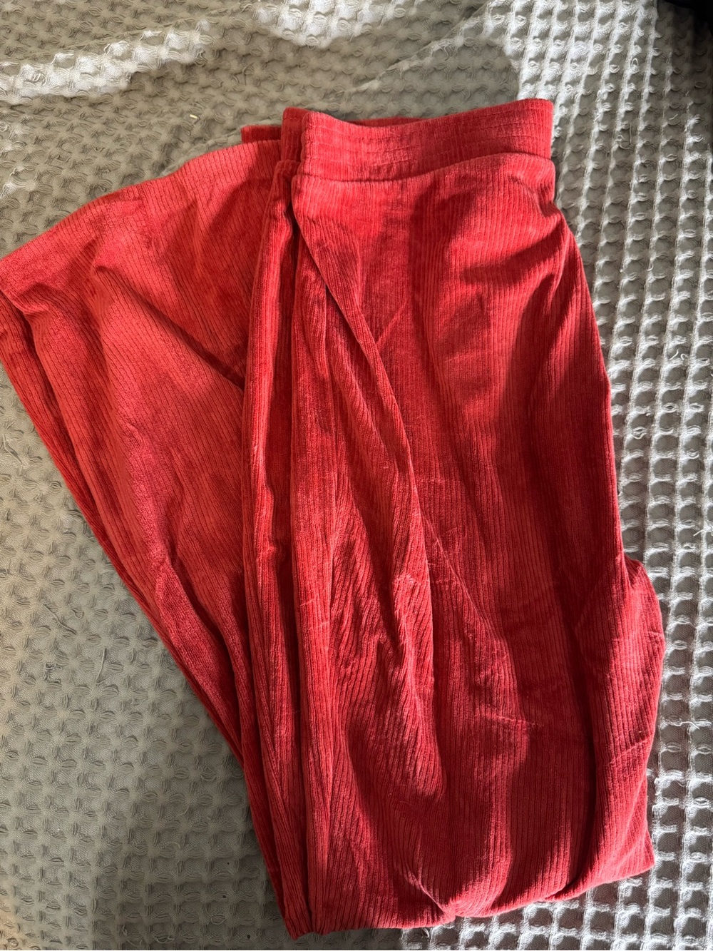 Aerie flare leg velvet pants